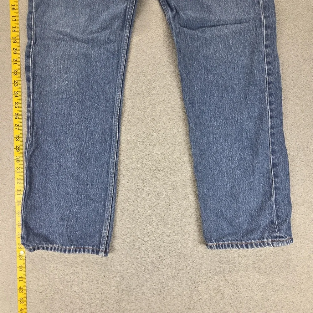 VTG Levis 501 Jeans Mens Blue Medium Wash Regular Straight Button Fly Fits 32x30